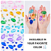 DIY Shining Faceted Pendant Making Kits DIY-GF0003-25A-4