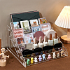 2Pcs 7-Tier Plastic Model Toy Assembled Organizer Holders ODIS-AR0001-13-4