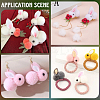 28Pcs 7 Colors Wool Felt Ball AJEW-SC0031-37C-6