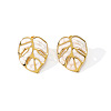 304 Stainless Steel Enamel Stud Earrings for Women WGF8C1A-01-2