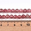 Natural Strawberry Quartz Beads Strands G-S345-6mm-21-5