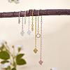12 Pieces Extension Chain with lobster buckle Sterling Silver Extender Chains Necklace Bracelet Anklet Removable Chain Extenders Charms for DIY Jewelry Making Accessories JX630A-3