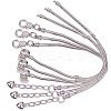 Brass European Style Bracelets Jewelry Making KK-SC0001-12P-1