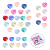 120Pcs 15 Colors Electroplate Transparent Glass Beads GLAA-CJ0001-77-1