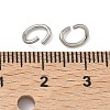 Tarnish Resistant Oval 304 Stainless Steel Open Jump Rings LS-STAS-R067-01-4