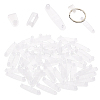 300Pcs PP Plastic Badge Strap Clip Key Chain Connector Plastic Keychain Clip for Card Holder FIND-NB0006-90-1