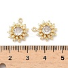 Brass Micro Pave Cubic Zirconia Pendants KK-L260-04G-3