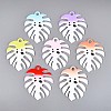 Spray Painted Alloy Big Pendants PALLOY-T092-79M-2