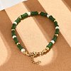 304 Stainless Steel Beaded Bracelets for Women BJEW-M056-08G-03-5