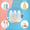 100ml PE Plastic Empty Refillable Flip Cap Bottles MRMJ-WH0037-13C-6