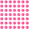 800Pcs Plastic Pearlized Beads KY-SP0001-53C-6