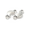 Tibetan Style Alloy Crescent Moon Connector Charms TIBE-S324-09AS-2