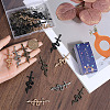 SUNNYCLUE 32Pcs 4 Colors Alloy Big Pendants FIND-SC0006-88-3