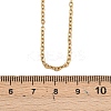 PVD Vacuum Plating Unisex Casual Style 304 Stainless Steel Cable Chain Necklaces STAS-O037-45G-3