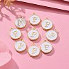 Golden Plated Alloy Charms LS-ENAM-S118-01P-5