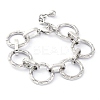 304 Stainless Steel Bracelet for Women BJEW-U009-03P-2