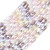Electroplate Glass Beads Strands EGLA-D300-05-13-1