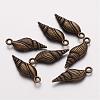 Tibetan Style Alloy Pendants TIBEP-20321-AB-NR-1