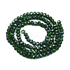 Electroplate Glass Beads Strands EGLA-A034-T4mm-B28-2
