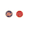 Golden Plated Alloy Enamel Beads ENAM-WH0047-73G-01-1