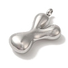 Non-Tarnish 304 Stainless Steel Pendants STAS-M017-08P-25-2