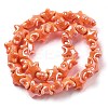 Glazed Porcelain Beads PORC-Q002-03K-2