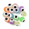 Luminous & Printed Opaque Acrylic Beads LACR-G050-01-1