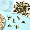 30Pcs 3 Styles Western Cowboy Theme Alloy Enamel Pendants ENAM-FS0003-89-8