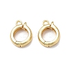 Rack Plating Brass Fold Over Clasps KK-E080-03G-1