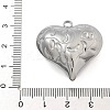 Anti-Tarnish 304 Stainless Steel Pendants STAS-M084-03I-P-3