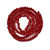 Opaque Solid Color Imitation Jade Glass Beads Strands EGLA-A044-P2mm-D02-3