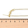 1MM Brass Round Snake Chain Adjustable Slider Necklaces X-NJEW-M108-29G-3