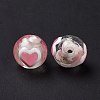 Luminous Handmade Lampwork with Enamel Beads LAMP-P058-02H-4