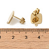 Ion Plating(IP) 304 Stainless Steel Stud Earring Findings X-STAS-I206-06G-3