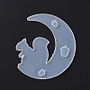 DIY Animal on the Crescent Moon Big Pendant Silhouette Silicone Molds LS-DIY-F125-05-3