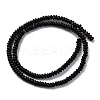 Natural Black Banded Agate(Dyed & Heated) Beads Strands G-C171-B02-02-3