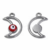 304 Stainless Steel Enamel Pendants STAS-N087-50-01P-1