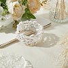 Resin Imitation Pearl Arm Cuff Bangles for Women AJEW-WH20011-99-3