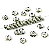 Brass Grade A Rhinestone Spacer Beads RB-A014-Z8mm-07S-1