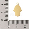 304 Stainless Steel Enamel Pendants STAS-P377-11G-B-3