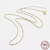 925 Sterling Silver Box Chain Necklaces STER-F039-45cm-05G-3