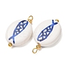 Handmade Porcelain Pendants PR-CBA8966-12G-3