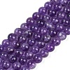 Natural Amethyst Beads Strands G-S333-6mm-020-5