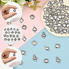 72Pcs 4 Styles Tibetan Style Alloy Pendants FIND-SC0019-40AS-3