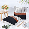 Square Imitation Leather Pillow Case AJEW-WH20006-406A-3