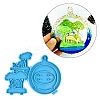 DIY Christmas Deer Pendant Food Grade Silicone Molds XMAS-PW0001-010B-1