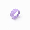 Spray Painted Alloy Cuff Rings RJEW-T011-30C-RS-3