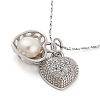 925 Sterling Silver Necklace STER-Z009-18P-2