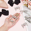 8Pcs 4 Styles Detachable Alloy Rhinestone Shoe Buckle Clips FIND-HY0003-90P-3