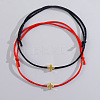 Adjustable Fibre Cord Bracelets RV4258-2-2